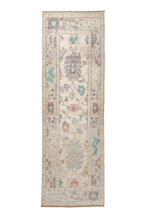 Vintage Oushak Runner Rug (2' x 9')