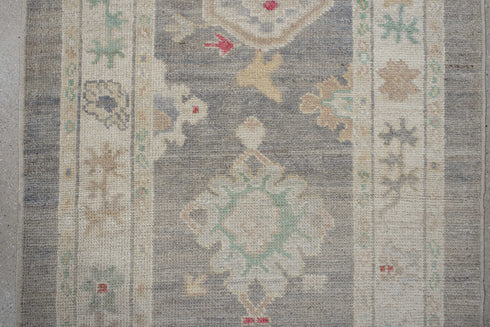 Vintage Oushak Runner Rug (3' x 10')