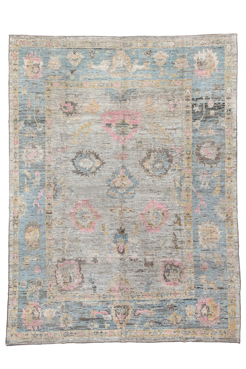 Vintage Oushak Area Rug (10' x 13')