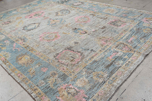 Vintage Oushak Area Rug (10' x 13')