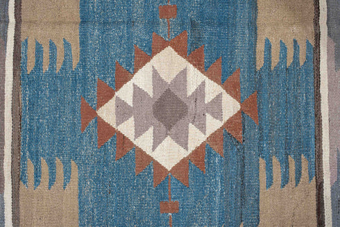 Vintage Kilim Runner Rug (4' x 15')