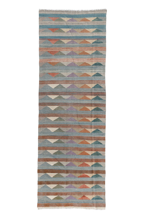 Vintage Kilim Runner Rug (3' x 9')