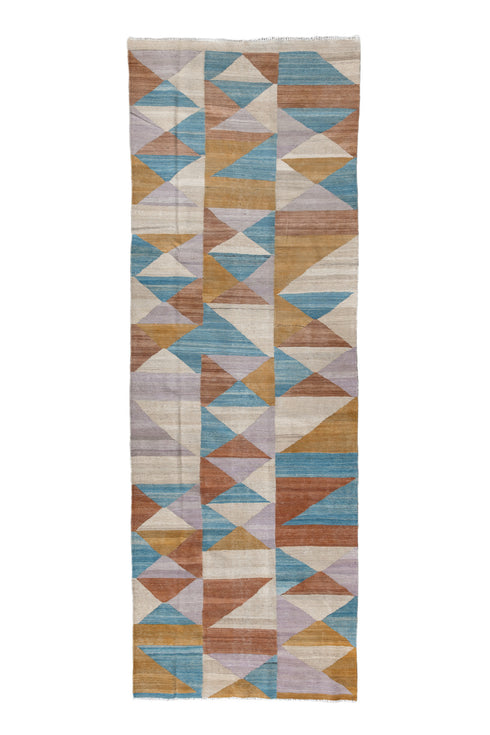 Vintage Kilim Runner Rug (3' x 9')