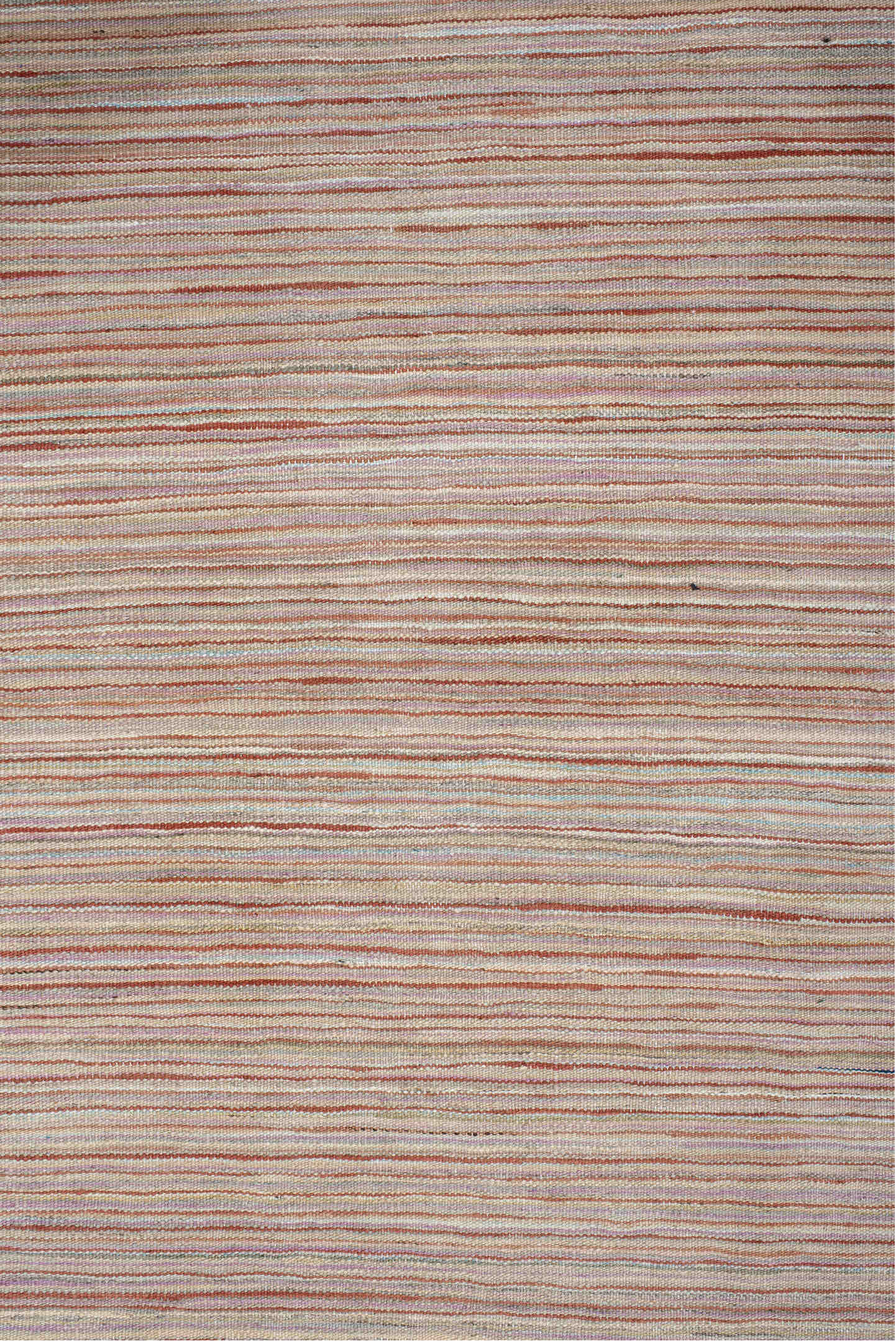 2' x 12' one-of-a-kind handmade vintage Kilim runner rug. Color palette: ivory, rust, slate, muted blue, taupe, terracotta