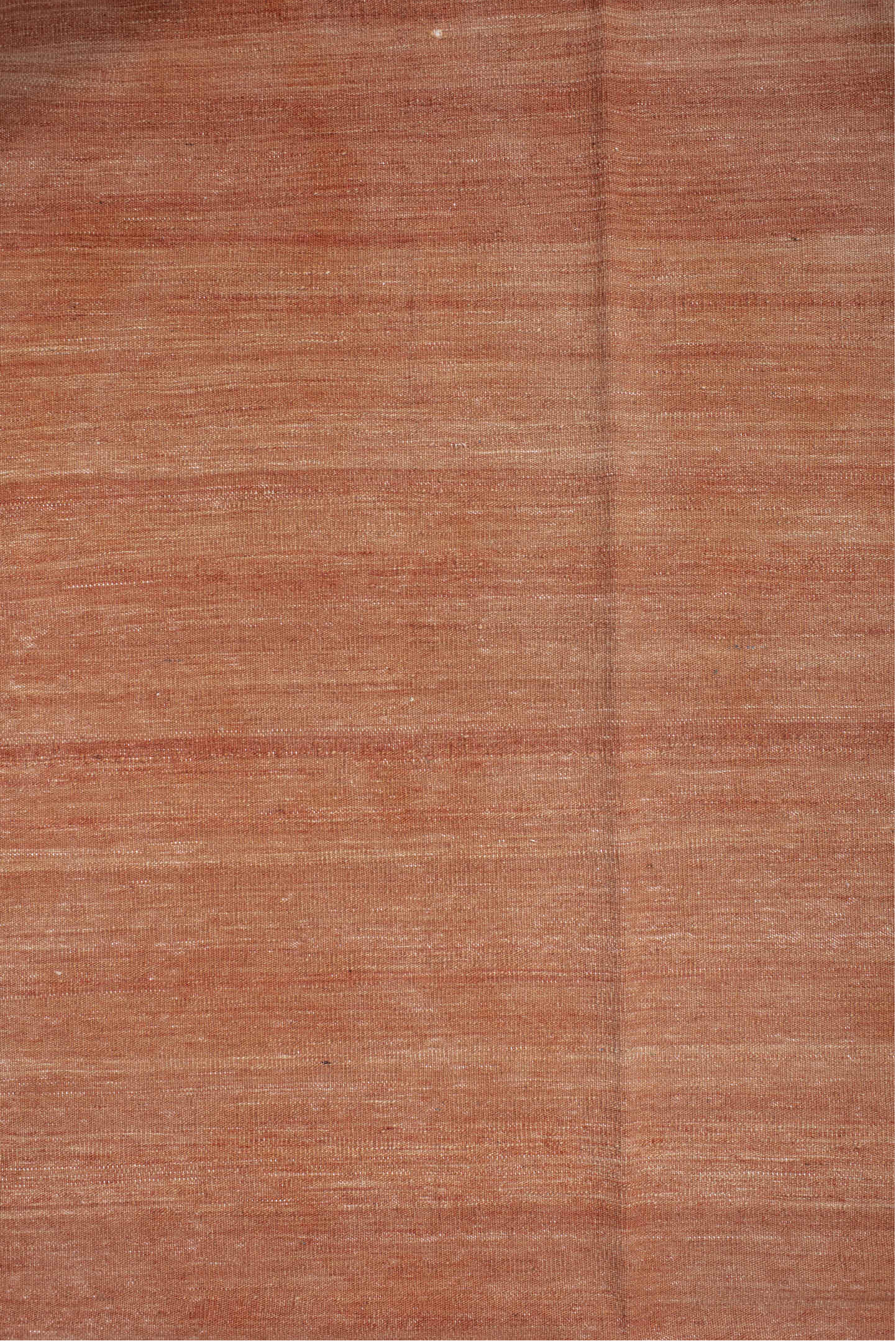 2' x 10' one-of-a-kind handmade vintage Kilim runner rug. Color palette: terra cotta, ivory, rose, camel, terracotta, brown