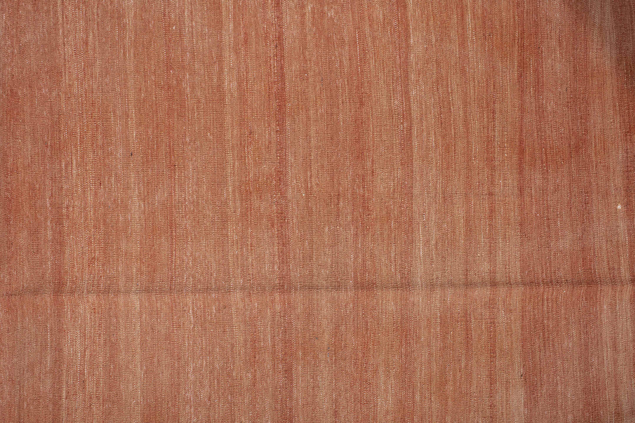 2' x 10' one-of-a-kind handmade vintage Kilim runner rug. Color palette: brown, gray, light gray, off-white, pink, sienna