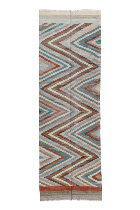 Vintage Kilim Runner Rug (3' x 9')