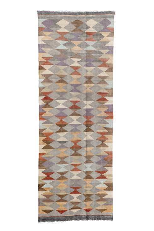 Vintage Kilim Runner Rug (3' x 9')