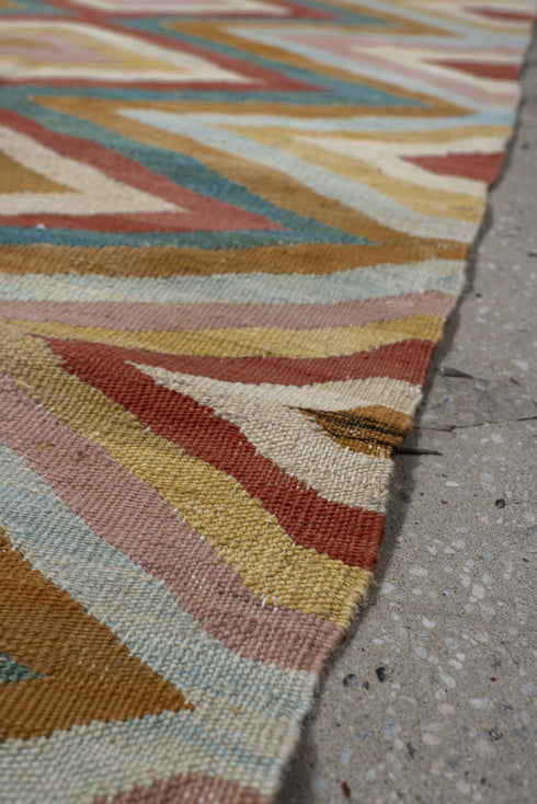 Vintage Kilim Runner Rug (2' x 9')