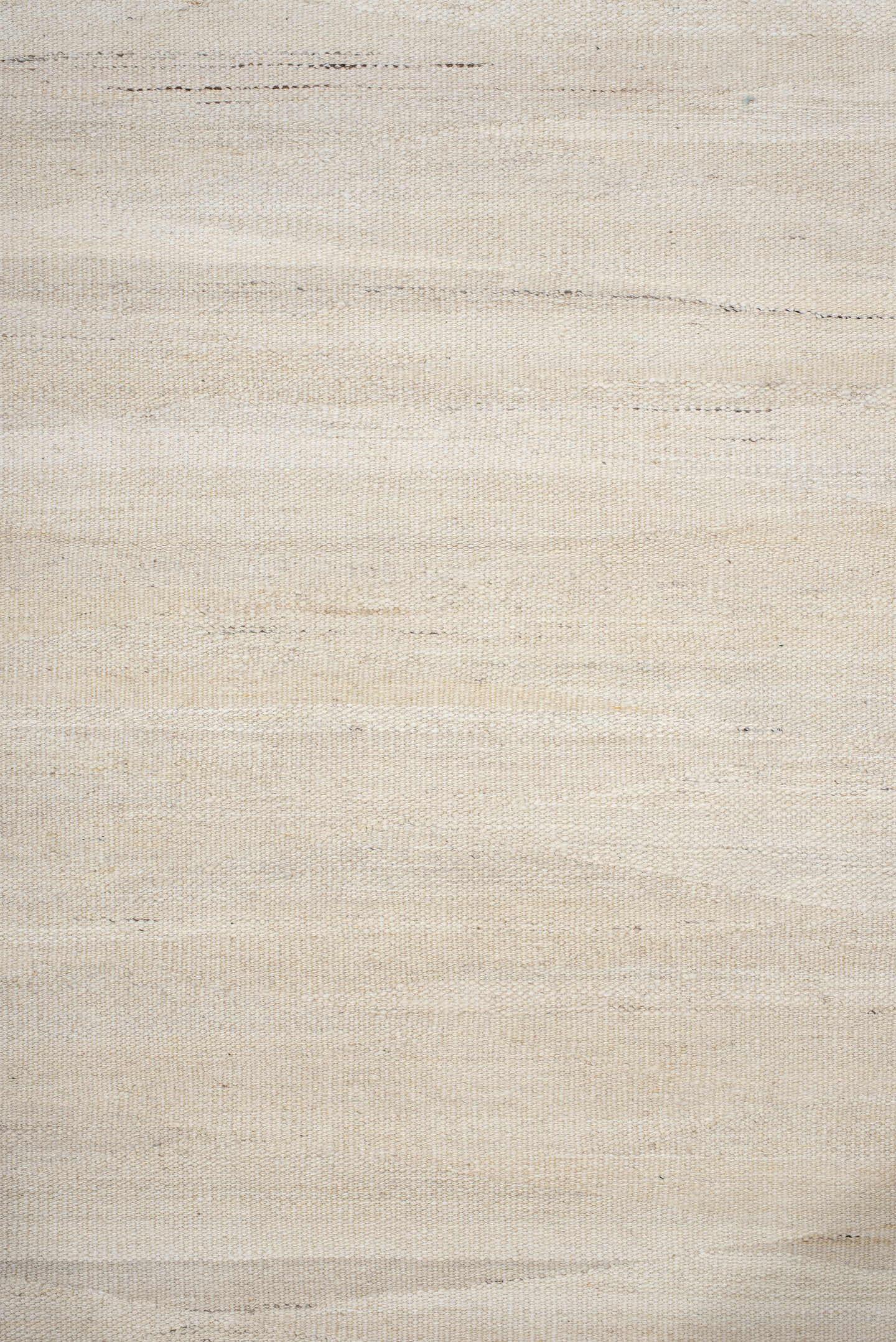 3' x 12' one-of-a-kind handmade vintage Kilim runner rug. Color palette: ivory, cream, beige, taupe, gray