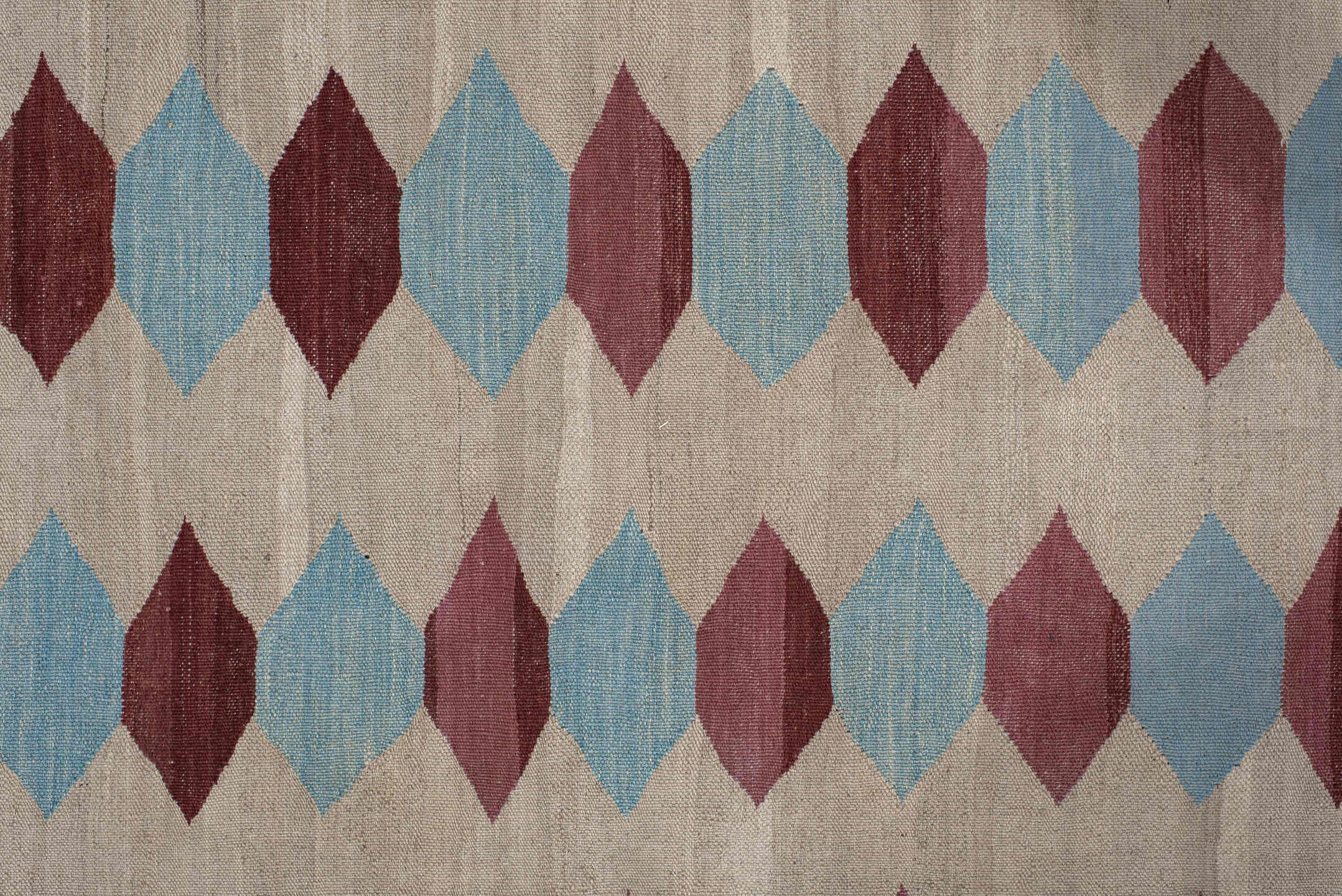2' x 15' one-of-a-kind handmade vintage Kilim runner rug. Color palette: brown, dark gray, gray, light gray