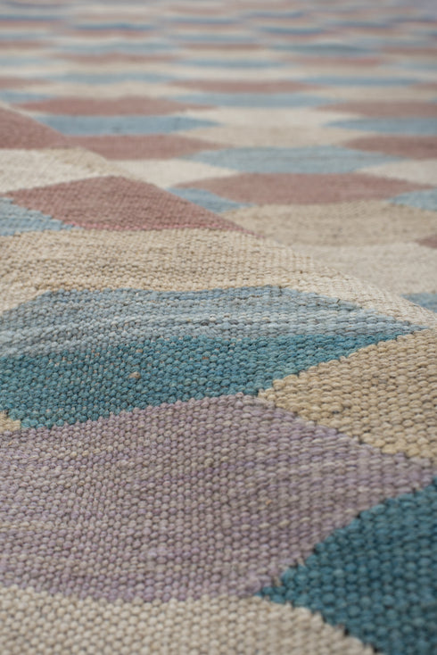 Vintage Kilim Runner Rug (3' x 16')