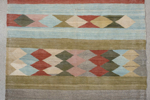 Vintage Kilim Runner Rug (3' x 9')
