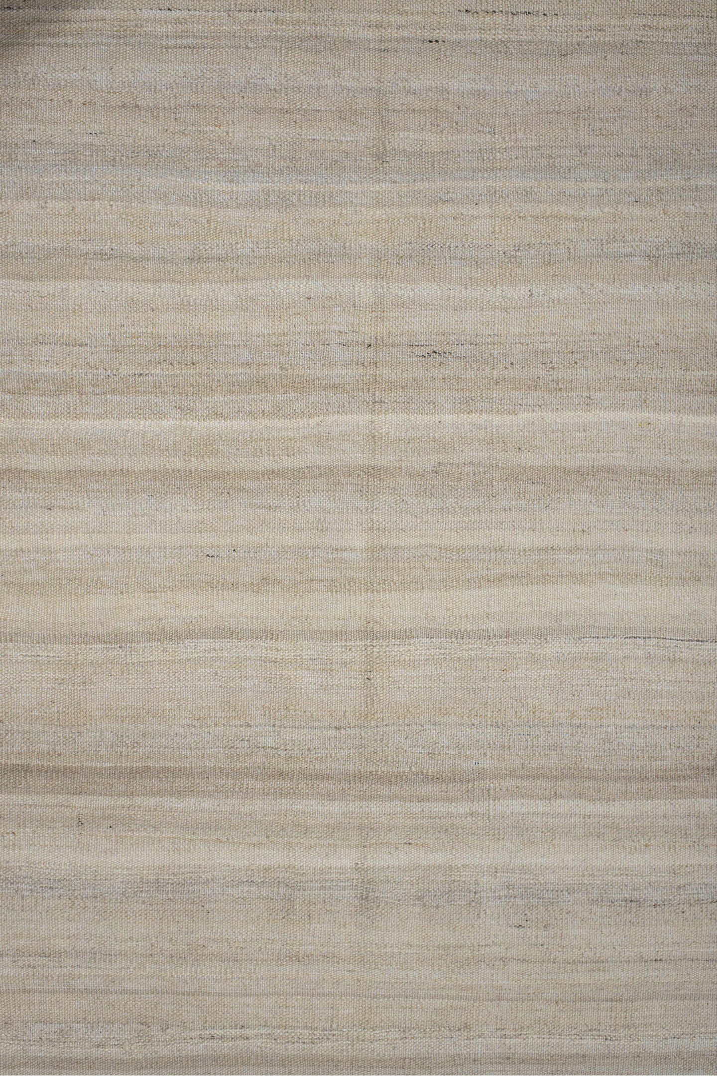 2' x 6' one-of-a-kind handmade vintage Kilim runner rug. Color palette: ivory, cream, beige, taupe, gray