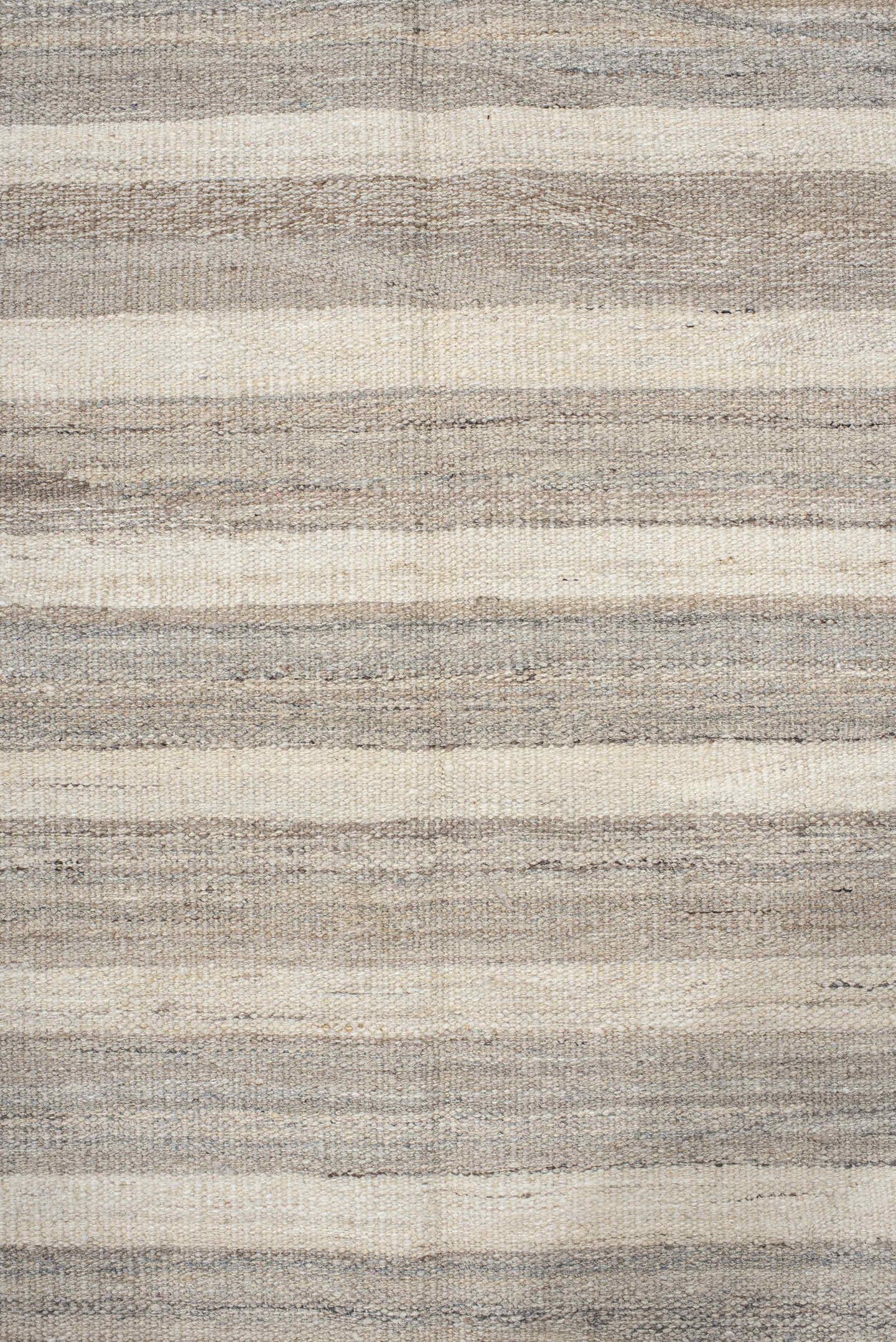 13' x 18' one-of-a-kind handmade vintage Kilim oversize rug. Color palette: ivory, charcoal, taupe, gray, cream, black