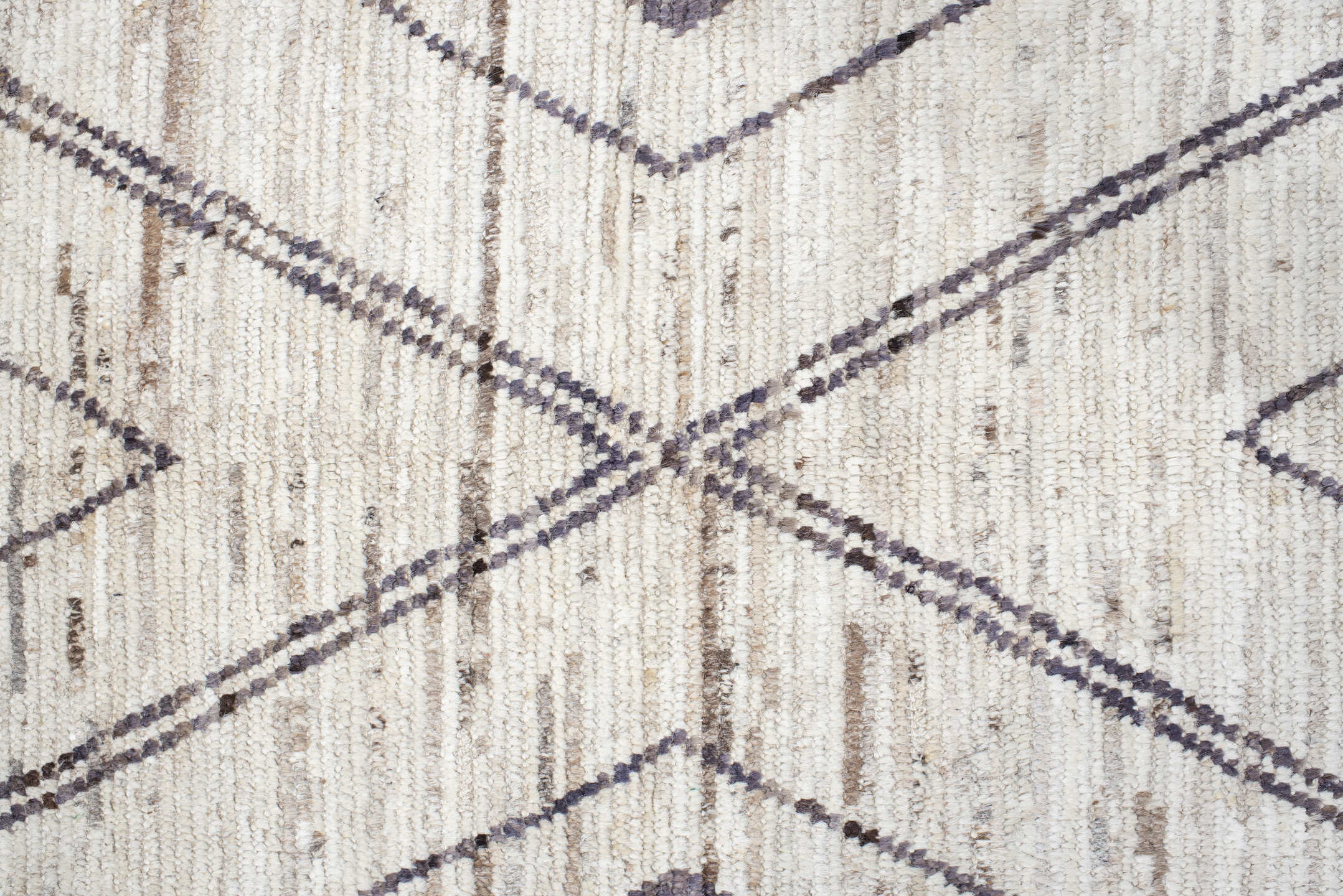 13' x 15' one-of-a-kind handmade vintage Tulu oversize rug. Color palette: dark gray, gainsboro, gray, light gray, off-white