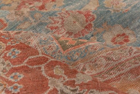 Antique Sultanabad Area Rug (11' x 13')