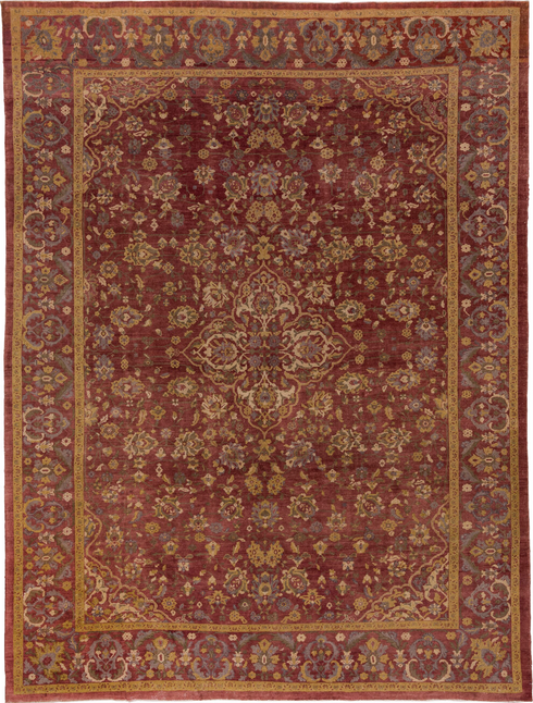 Antique Mahal Area Rug (9' x 13')