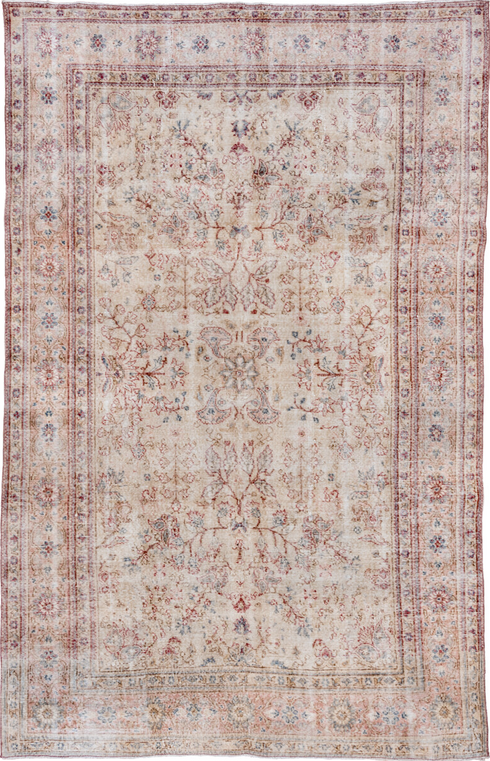 Vintage Oushak Area Rug (6' x 10')