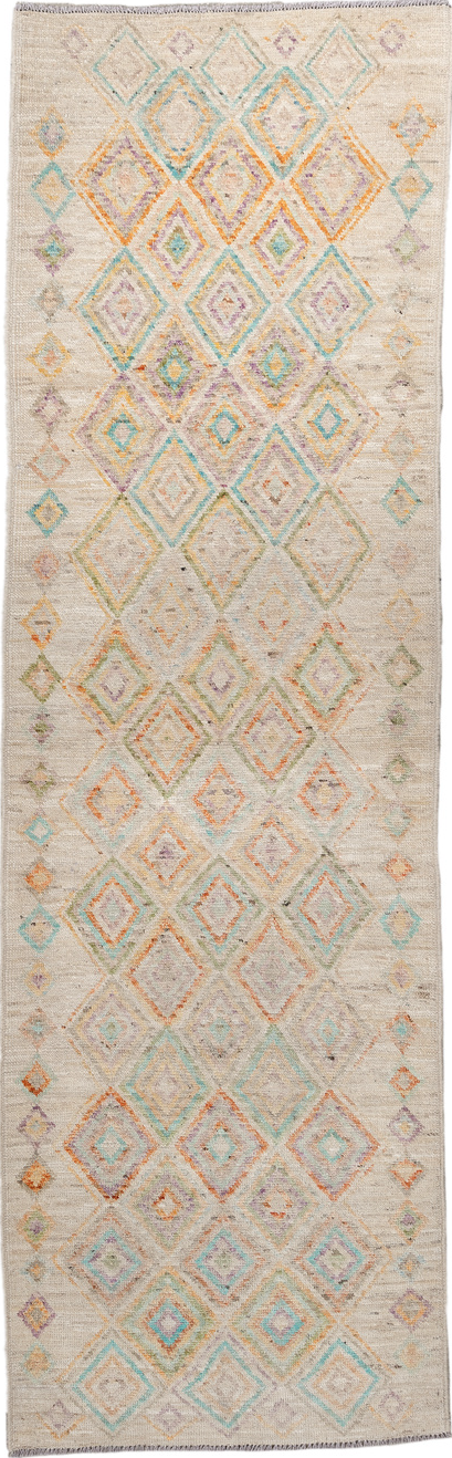 Vintage Kilim Runner Rug (3' x 9')