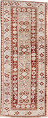 Antique Caucasian Runner Rug (4' x 9')