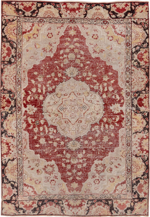 Vintage Oushak Area Rug (5' x 7')