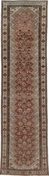 Antique Malayer Runner Rug (2' x 10')