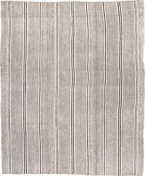 Antique Flatweave Area Rug (8' x 10')