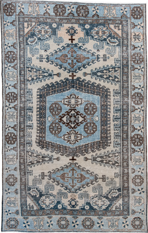Antique Veece Area Rug (6' x 9')