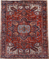 Antique Heriz Area Rug (8' x 11')