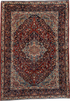 Antique Kashan Area Rug (4' x 5')