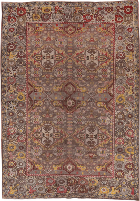 Vintage Oushak Area Rug (4' x 6')