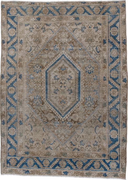 Antique Bidjar Area Rug (3' x 5')