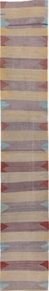 Vintage Kilim Runner Rug (3' x 18')