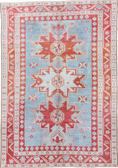 Antique Caucasian Area Rug (5' x 7')