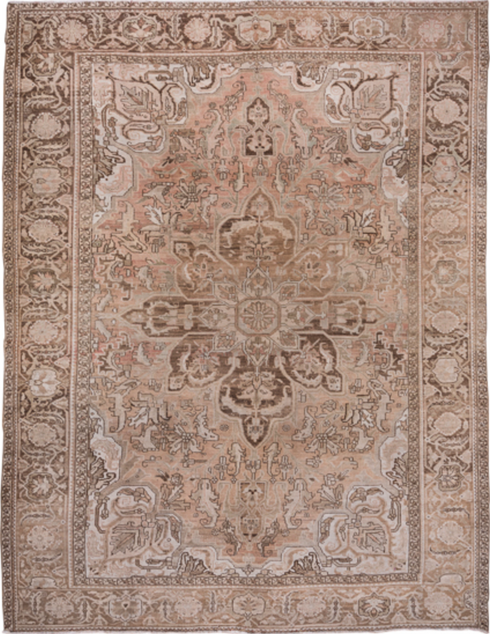 Vintage Heriz Area Rug (9' x 12')