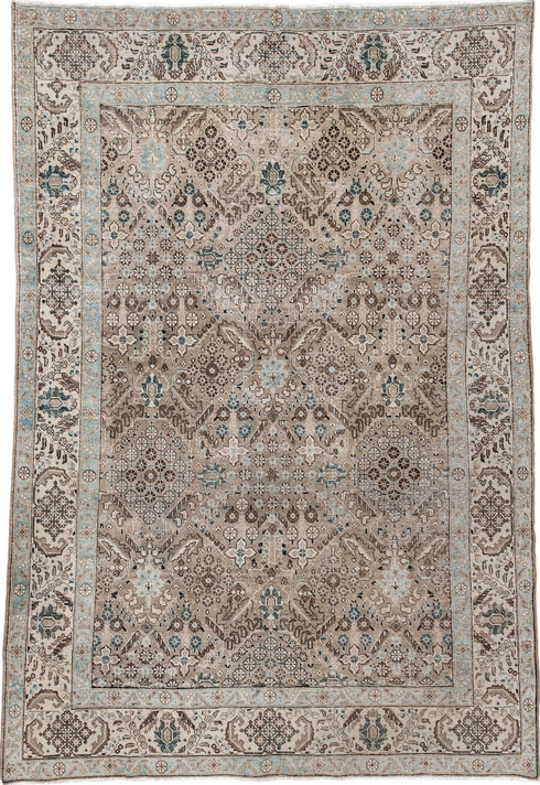 Antique Tabriz Area Rug (6' x 9')