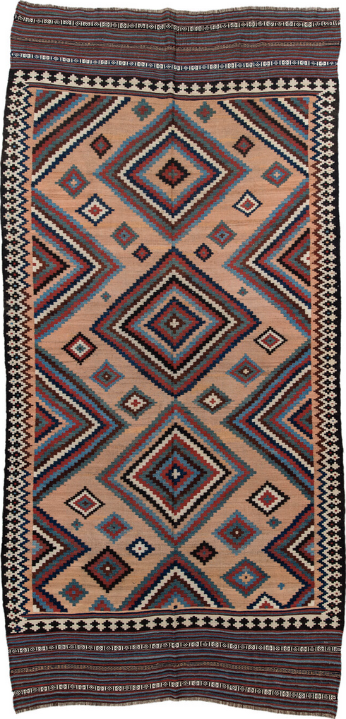 Antique Kilim Runner Rug (5' x 10')