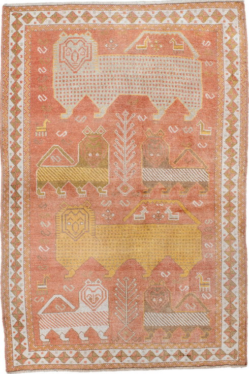 Antique Gabbe Area Rug (4' x 6')