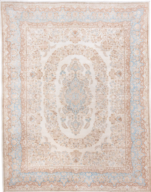 Antique Kerman Area Rug (8' x 10')