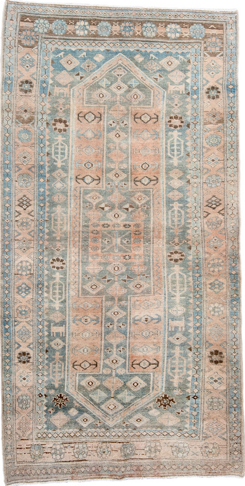 Antique Bidjar Area Rug (3' x 7')