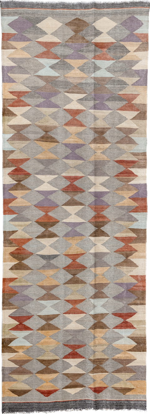 Vintage Kilim Runner Rug (3' x 9')