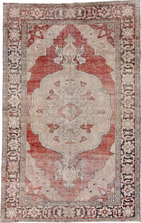 Vintage Oushak Area Rug (6' x 10')