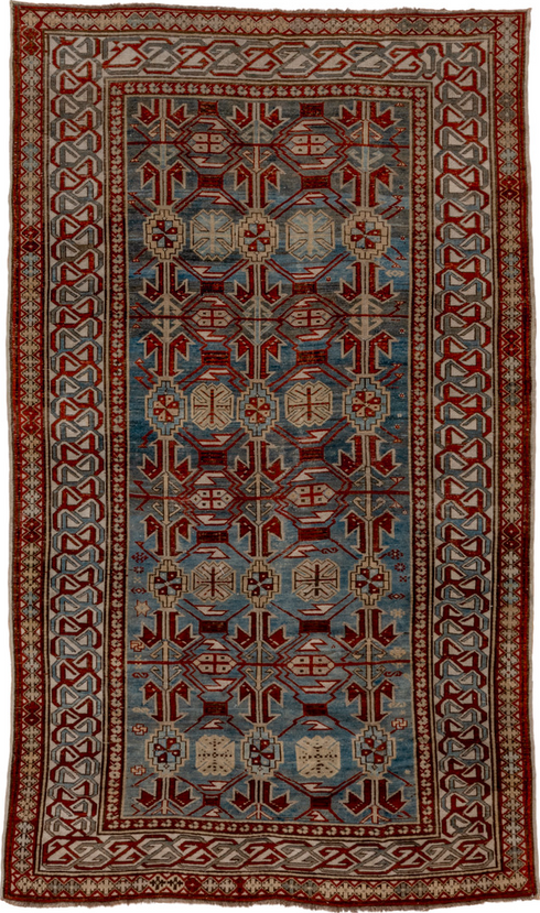 Antique Caucasian Area Rug (5' x 9')
