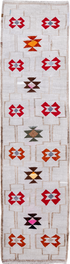 Antique Kilim Runner Rug (2' x 10')