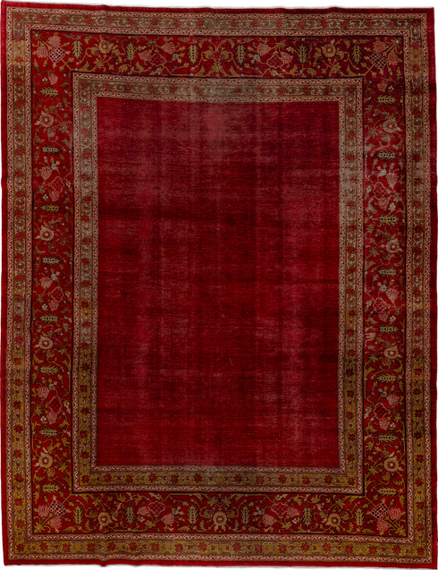 Antique Agra Area Rug (9' x 12')