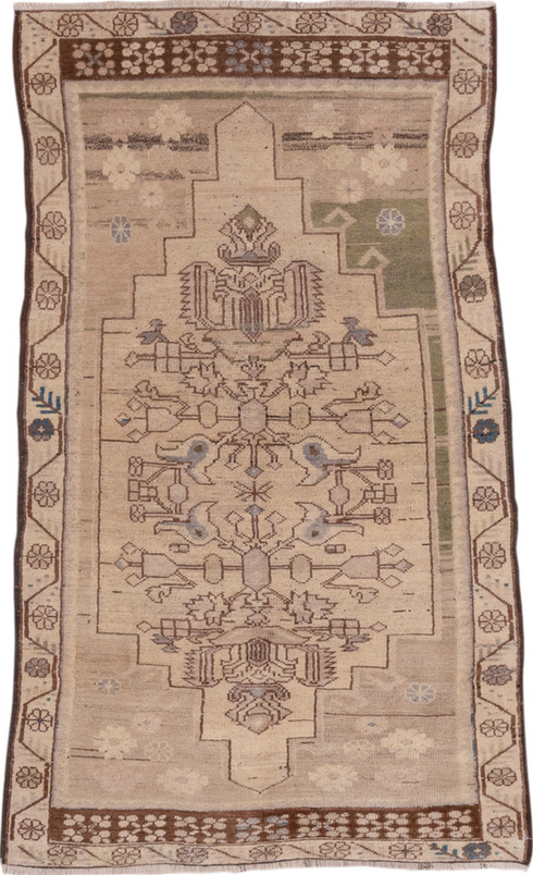 Vintage Oushak Area Rug (3' x 5')