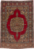 Antique Tabriz Area Rug (4' x 5')