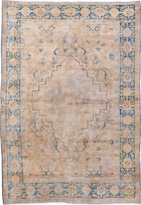 Antique Tabriz Area Rug (4' x 6')