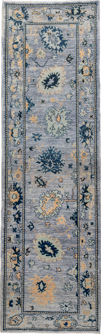 Vintage Oushak Runner Rug (3' x 9')